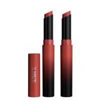 메이블린 뉴욕 컬러 센세이셔널 얼티매트 립스틱 2개, 288 마르살라 레드