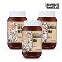 건강스토리 국산 율무[생]분말 300g X 3통, 3개