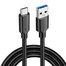 USB3.2 10Gbps 유형 C 케이블 USB A-유형-C 3.2 데이터 전송 USB C SSD 하드 디스크 케이블 PD 60W 3A 빠른, 06 0.5m, 01 Black