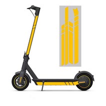 전동킥보드부품 전동킥보드배터리 샤오미 M365 프로 s 2 용 바디 경고 스티커 전기 스쿠터 반사 커버 세트 방수 호버 보드 액세서리, 10 B Yellow
