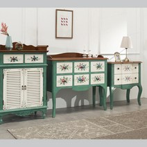 SL겔러리 원목 북유럽스타일 파스텔 수납장 서랍장 양문장 협탁 콘솔 인테리어가구, 18)코니6서랍콘솔