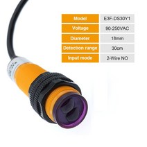 기울기 센서 건물 지증 경사계 e3f-ds30c4 근접 스위치 광전 스위치 npn 감지, e3f-ds30 y1