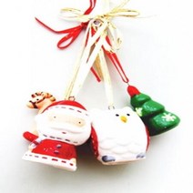 크리스마스 트리 오너먼트 장식 4p/ 교회 데코 매장 소품 성탄절 가게