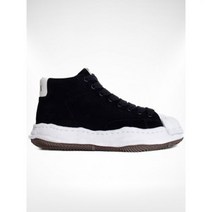 MIHARA YASUHIRO 미하라 야스히로 블레이키 남여공용 신발 Blakey OG솔 하이탑 22SS A07FW707 BLACK WHITE