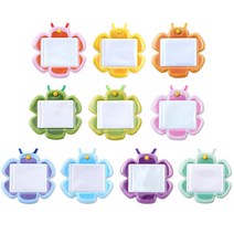 아이디몬 KC인증 어린이 명찰 동물모양 꽃 어린이집 유치원 유아, 5개, 플라워 하늘