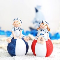 비치볼 마린 커플 세트