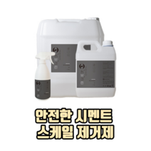 안전한 시멘트 스케일 제거제 시멘트백화제거제 시멘트얼룰자국제거제 줄눈제거제, 500ml