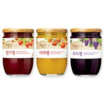복음자리 딸기잼640g+사과잼620g+포도잼620g, 1세트