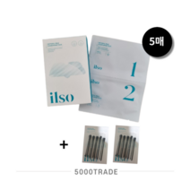 일소 코팩 블랙헤드 화이트헤드 네추럴 마일드 순삭코팩 x 5매 (면봉 10개 증정), 일소 코팩 5매 (면봉 10개)