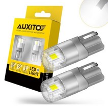 AUXITO-360 도 조명 Canbus T10 램프 W5W LED 전구 196 3030SMD 자동차 주차 위치 사이드 마커 자동 인테리어 조명 2 개, WHITE