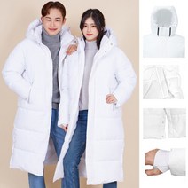 유투 에어볼 롱패딩 패딩점퍼 점퍼 자켓 남여공용 벤치코트 WP27 화이트