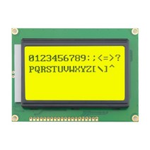 모니터 모듈 lcd1602 lcd 1602 2004a 12864 lcd 모듈 컨트롤러, 12864LCD 노란색