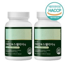 초록입 보스웰리아 추출분말 정 식약처 HACCP 인증 보스엘리아, 2개, 60정