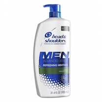 Head & Shoulders and Men Refresh Shampoo 헤드앤숄더 맨 리프레쉬 샴푸 32.1oz(949ml), 1세트