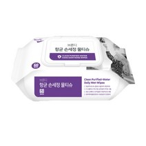 브론디 항균 손세정 물티슈, 12팩, 60매