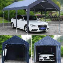 전원주택 주차장 캐노피 지붕 단독주택 개인 차고지 SUV차량 대형 조립식 선룸, 3X3m, 지붕만, 그레이