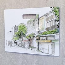 nt679-행잉액자_걷고싶은서울거리(가로대형), 타입2.이태원