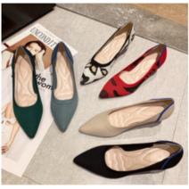 낮은굽 편한 니트단화 포인트굽 플렉시블 플랫슈즈 단화 포인트 구두 여성구두 봄여름가을겨울구두 니트구두 편한구두 오피스구두 출퇴근구두