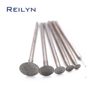 연마재 다이아몬드 그라인딩 버 K-타입 라인 커팅 비트 치아 스톤 작업 연마 다이 그라인더/드레멜/로타리 공구, [02] 36pcs Mixed