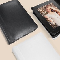 4x6 셀프 스튜디오앨범 웨딩 성장 스냅 사진앨범, 화이트