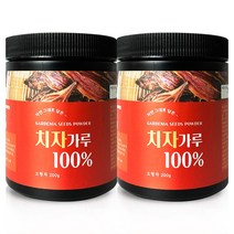 헬로우그린 헬로우 그린 국산 치자가루 200g 치자열매 분말 가루, 치자가루200g 2개
