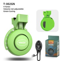 TWOOC 자전거 벨 전자 경적 스쿠터 오디오 경고 안전 트럼펫 사이렌 사이클링 USB 충전식 T-002, 04 T-002 GN 4 Tones