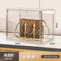 아크릴 가방 수납장 인테리어 수납장, 대용량 고투명 싱글팩, 모든면에서 높은 투명도 및 항산화