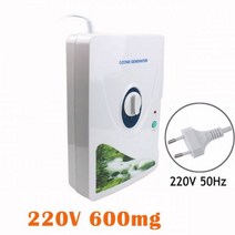 오존 발생기 공기 살균기 600mg 청정기 휴대용 산소 집중 장치 물 정화 살균 110192, AC220V 국내용 플러그 플러그
