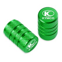 KYMCO Xciting 250 300 400 AK550 CT250 CT300 S400 다운타운 오토바이 CNC 타이어 밸브 에어 포트 커버 캡, [6] Green
