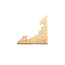 드림철물 삼면모서리 박쥐 40x40 골드