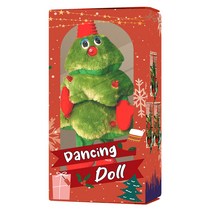 케바케 춤추는 트리 말따라하는 말하는 노래하는 인형 멜로디 댄싱 춤 장식 소품 노래, 산타 트리, 1개