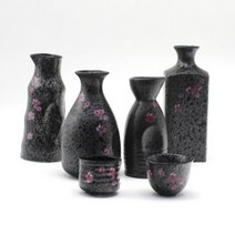 벗꽃 도쿠리/술잔, 사각독구리i-108, 1개