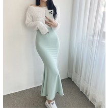 코듀로이 머메이드 핏 밴딩 골지 맥시 롱 스커트 5컬러