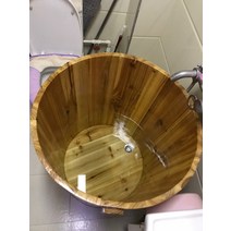 편백나무반신욕기 1인 간이욕조 반신욕기 이동식 가정용 히노끼 욕조 목용탕 홈 사우나 찜질방, 65X80개