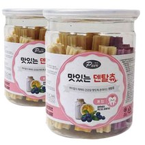 댕댕이 구강건강 혼합덴탈 스틱껌 2개 활력충전 애견카페 보상