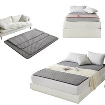 더안 EMF전자파없는 전기요 전기장판, EMF 탄소 멜란지 그레이, 50x180(cm)-타이머