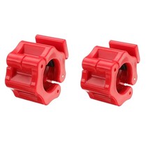 아령 덤벨 28mm 30mm 50mm 바벨 칼라 잠금 클립 클램프 역도 바, [08] 2 pcs 28mm red