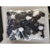 6 크기 100pcs 자동 패스너 클립 혼합 자동차 바디 푸시 리테이너 핀 리벳 범퍼 도어 트림 패널 키트, 100pcs - opp 가방