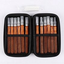 하비피플 조각도 조각칼 우드 카빙 12개 세트 가죽 케이스 전문가용 공예용 목공용 강화고탄소강