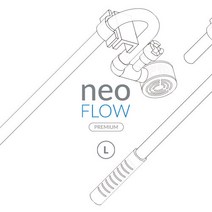 프리미엄 네오 플로우 L 입수구 16/22mm호수용 / 어항 외부 여과기 입출수관 세트 입수구 출수구