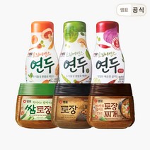 샘표 요리에센스 연두/연두순 2병+토장1병 골라담기, 1.연두(순) 2병_5. 쌈토장450g 1병