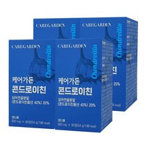 케어가든 콘드로이친 4박스 6개월분, 90정, 4개