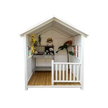 통나무 집 조립식 원두막 하우스 소형 1.5 x 1.2 x 2m, 길이 1.5m x 너비 1.2m x 높이 2m