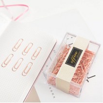 [Top100] 클립 U형 서류클립 로즈골드 종이클립 페이퍼클립 _ 345231EA