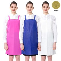 예경 [고주파]앞 뒤 다른 기능성 우레탄 H형 방수 앞치마_소, PO-0514/보라색(반투명), 1개