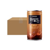 프렌치카페 캔커피 마일드 175ml 30캔 커피 음료 사무실 회사 목욕탕 편의점 피시방 PC방 당구장 모텔 액상 음료수 간식, 프렌치카페 캔커피 마일드 175ml 30캔 (6x5입)