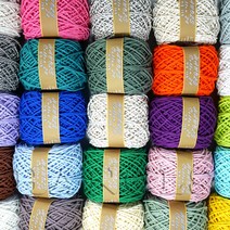 [자체제작] 한올 24합 뜨개실 면사 면실 발매트 카시트실, 118 고동색