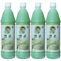 청솔 멜론 음료베이스 835ml / 과일원액, 4개
