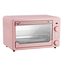 전기오븐 제과제빵 홈쿠킹 가정용DMWD 22L 전기 오븐 빵 토스터 케이크 피자 디저트 쿠키 베이킹 기계 아침, 02 Pink