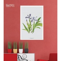 아이엠스톡 인테리어 액자 Crested Iris 아이리스 야생화 014 캔버스액자, 블랙원목